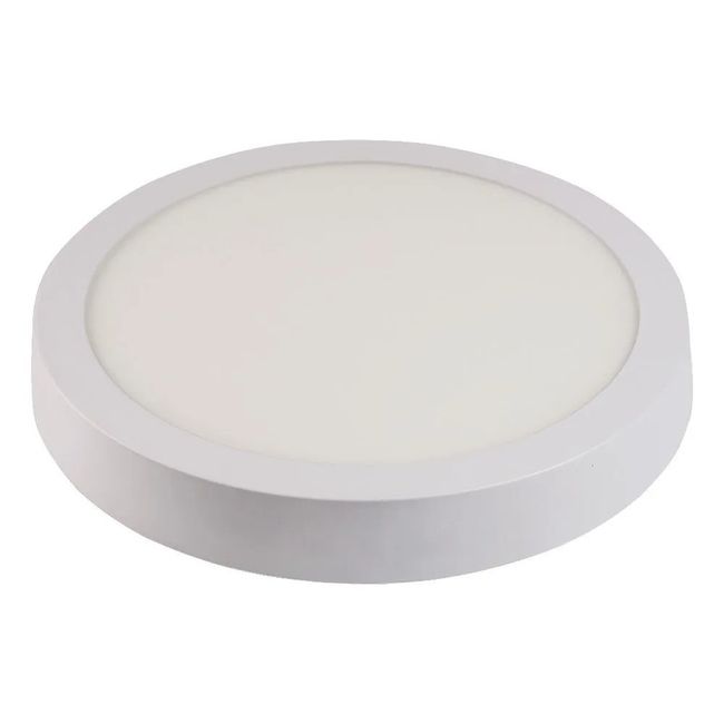 Painel De Sobrepor Home Led Redondo 12W 3000K Facho 120° IP20 Bivolt LLumm Bronzearte