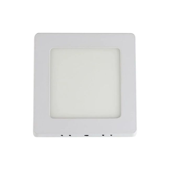 Painel De Sobrepor Home Led Quadrado 6W 3000K 120° IP20 Bivolt LLumm Bronzearte