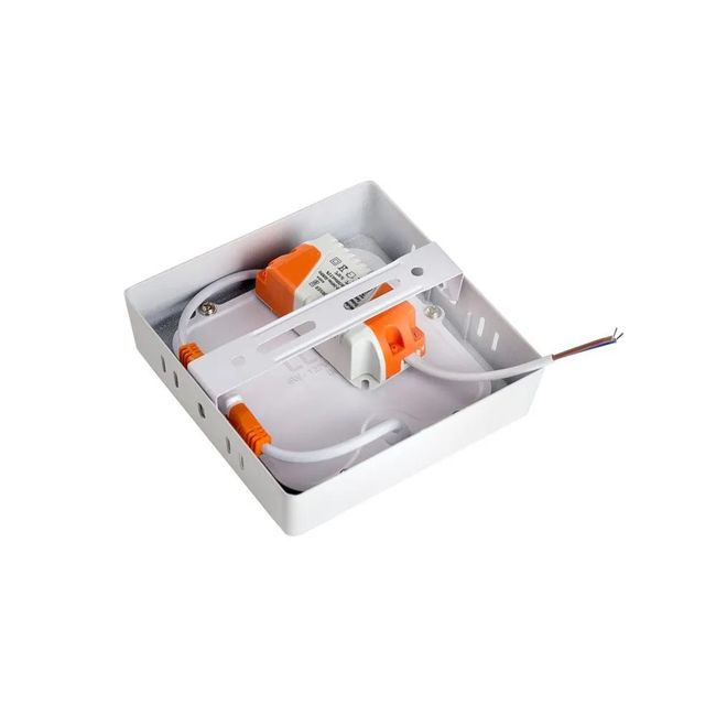 Painel De Sobrepor Home Led Quadrado 6W 3000K 120° IP20 Bivolt LLumm Bronzearte