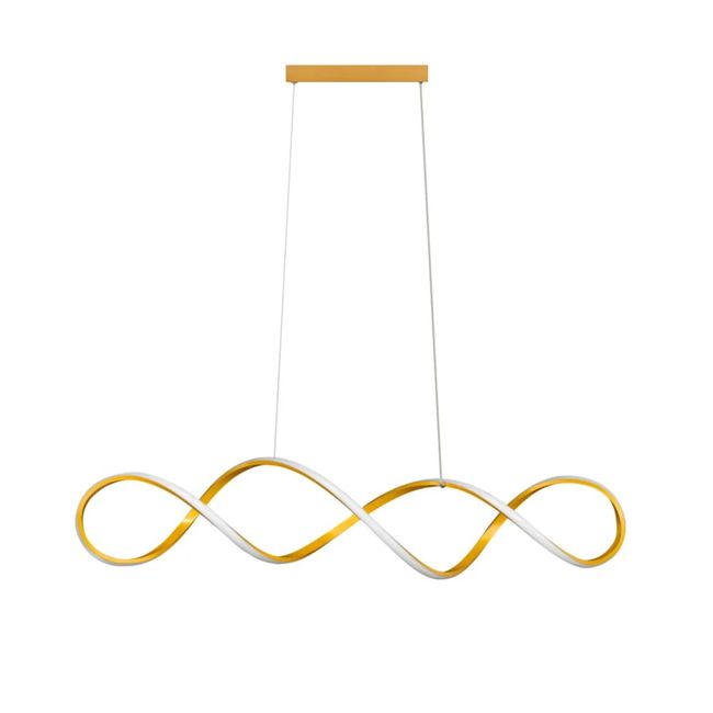 Pendente Space Vortex Led 60W 3K Bivolt Dourado Perfiline Bronzearte