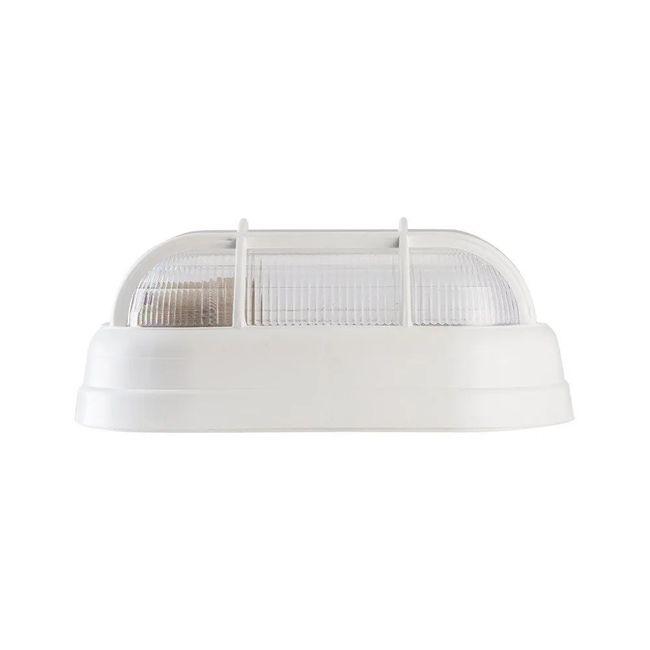 Tartaruga com Grade 1XE27 Branco Opl