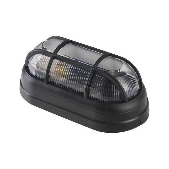 Tartaruga com Grade 1XE27 Preto Opl