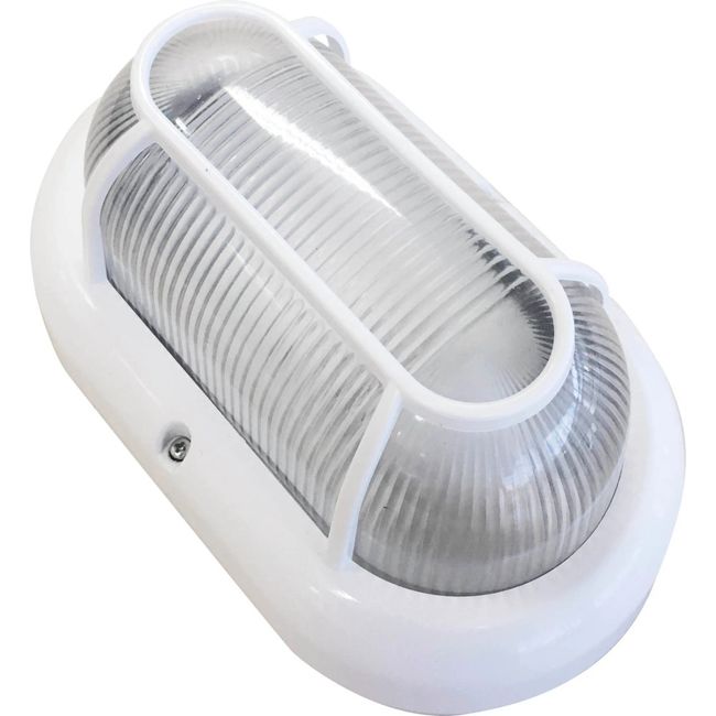 Tartaruga Clean PP Lente Pc 1XE27 IP41 Branco Blumenau Iluminação