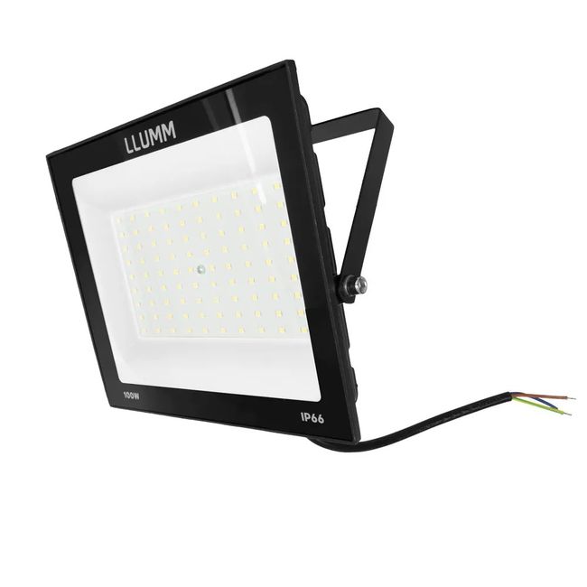 Refletor Deep Led Fit 100W 6500K IP66 100-250V Preto LLumm Bronzearte