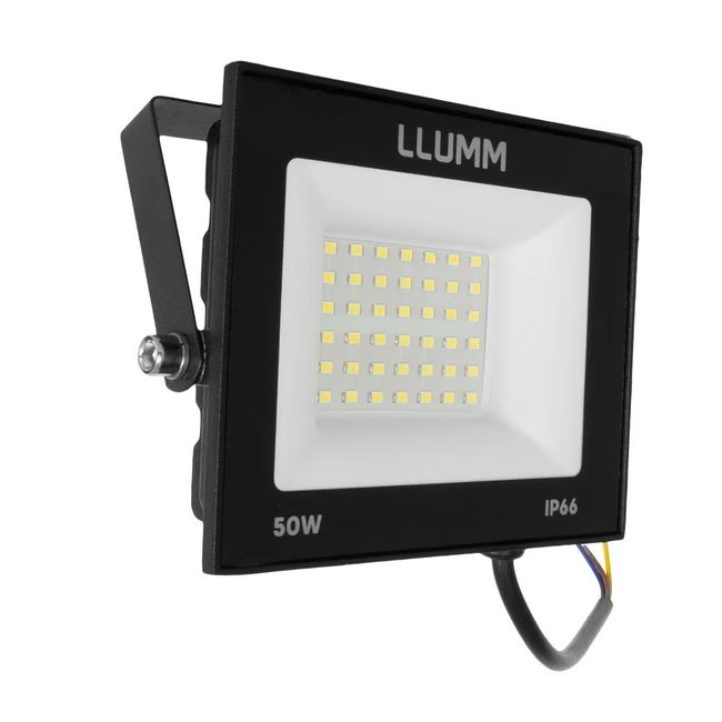 Refletor Deep Led Fit 50W 6500K IP66 100-250V Dourado LLumm Bronzearte