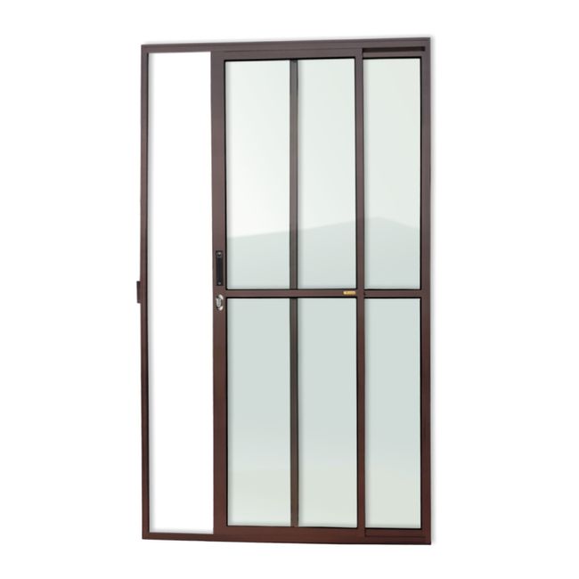 Porta-De-Correr-Aluminio-2F210-X-150-VLiso-Marrom-Corten-Brimak-2627604-1