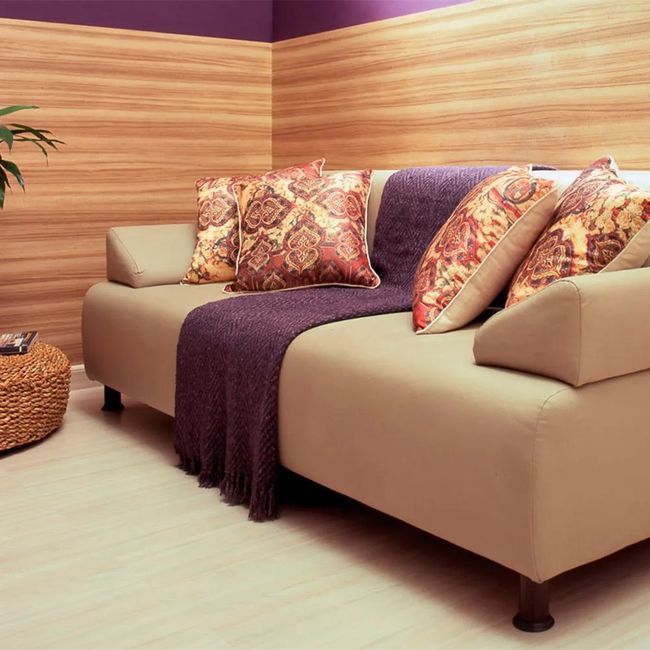 Piso Laminado Click Space Cerezo Carmel 134X18,7cm Caixa com 2,5 m² Durafloor