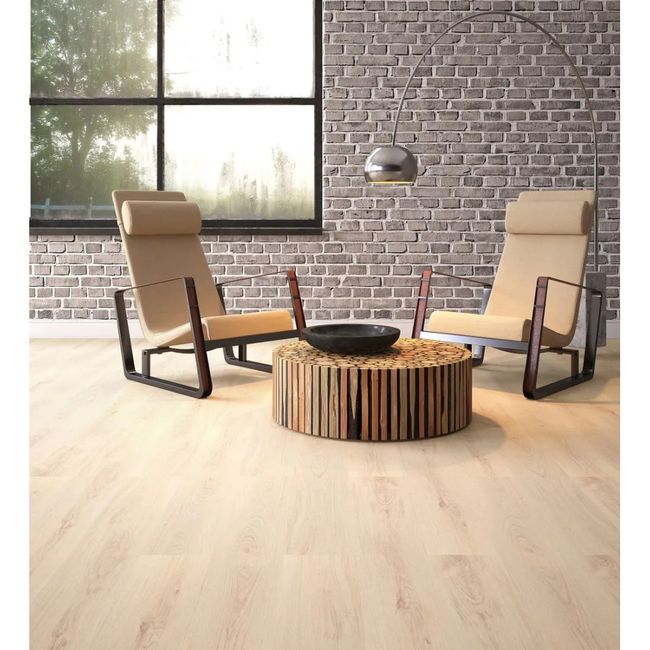 Piso Vinílico Colado City Bari 121,9X17,8cm Caixa com 3,25 m² Durafloor
