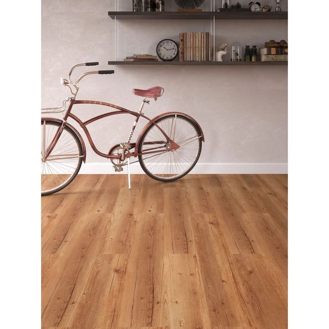 Piso Vinílico Colado City Sevilha 121,9X17,8cm Caixa com 3,25 m² Durafloor