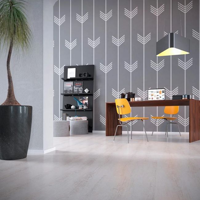 Piso vinílico Durafloor de click Loft Alba madeirado