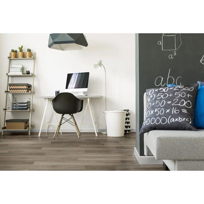 Piso Vinílico Colado Injoy Centeio Liso 20,8x123x0,2cm Caixa com 4,09 m² Tarkett