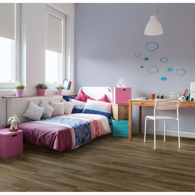 Piso Vinílico Colado Injoy Lichia Liso 20,8x123x0,2 cm Caixa com 4,09m² Tarkett