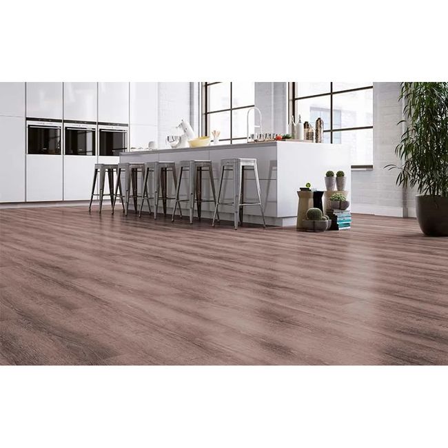 Piso vinílico Durafloor de click Loft Ancona madeirado