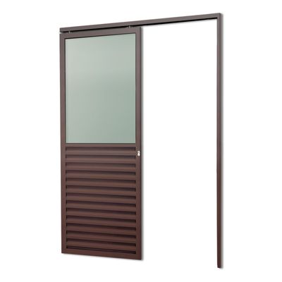 Porta-Correr-SuspMeia-Lambril-Meia-Vidro-Esq-L25-Marrom-Corten-210X80-Brimak-2632500-1