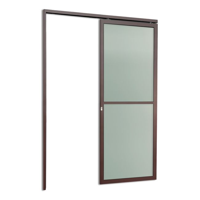 Porta-De-Correr-Suspensa-Vidrao-Esq-L25-Marrom-Corten-210X100-Brimak-2633515-1