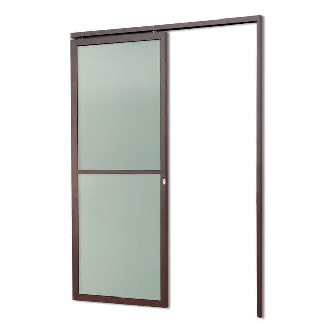 Porta-De-Correr-Suspensa-Vidrao-Dir-L25-Marrom-Corten-210X100-Brimak-2633507-1