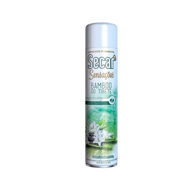 Odorizador de ambiente 360ml Secar Bamboo do Tibete Secar