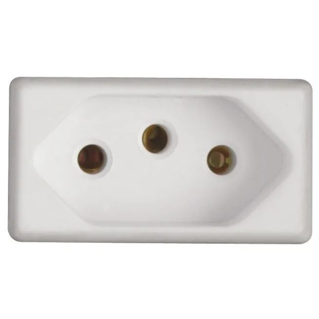 Módulo Tomada 2P T 20a/250V Liz/Tablet Branco Tramontina