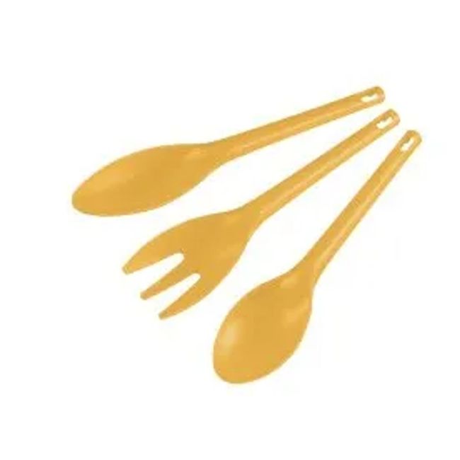 Conjunto para jardim com 3 peças amarelo Tramontina