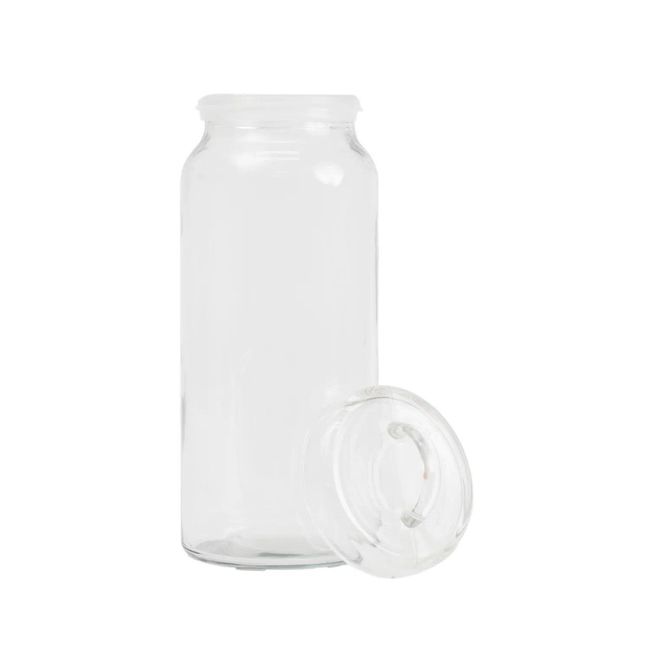 Pote Campo 1500Ml De Vidro Com Alca Redondo  Mozcada