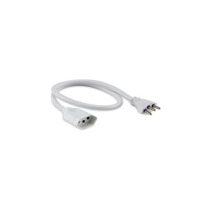 Cordão Prolongador Tripolar 2,5x0,80m Branco Force Line