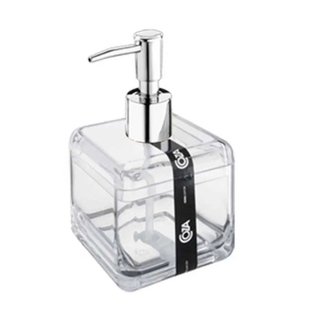 Porta sabonete líquido Cube 330ml cristal Brinox