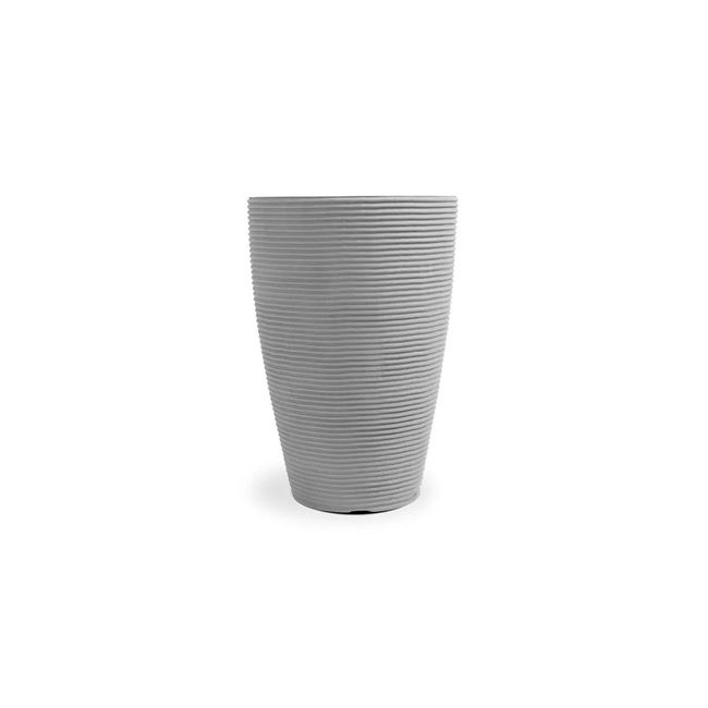Vaso De Plástico Cone Riscato Pote N° 55 Cinza Claro Vasap