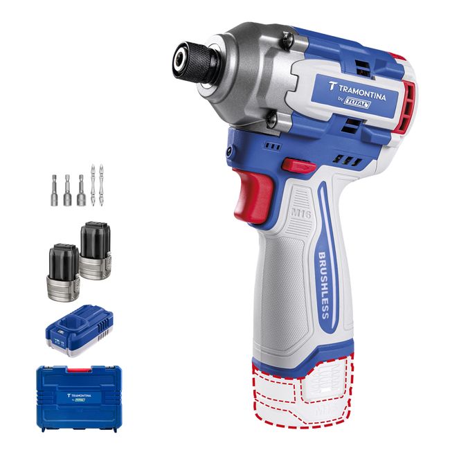 Maleta-Parafusadeira-De-Impacto-14-6-35-Mm-16V-170-NM-Brushless-Tramontina-By-Total-Com-2-Baterias-16V-De-2-0Ah-Carregador--2571153-1