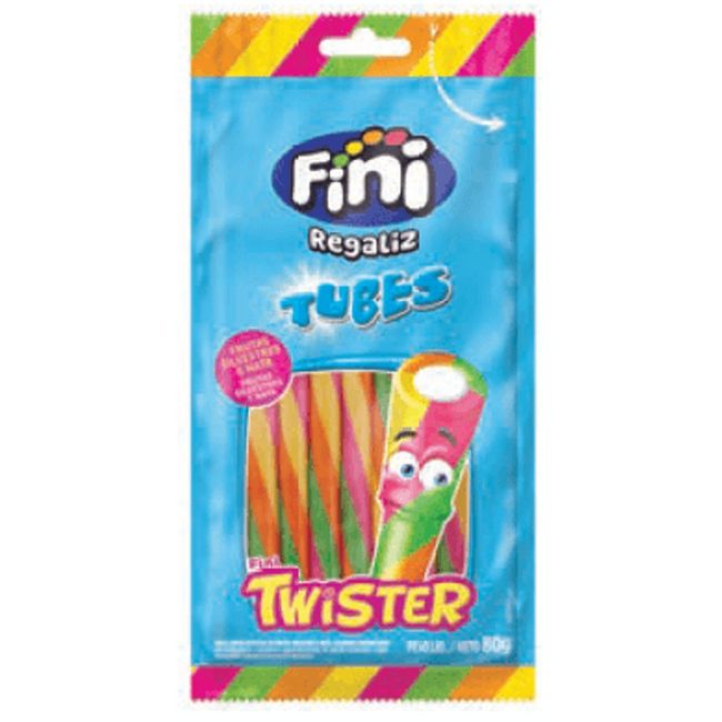 Tubes Twister Cítrico 80g Fini