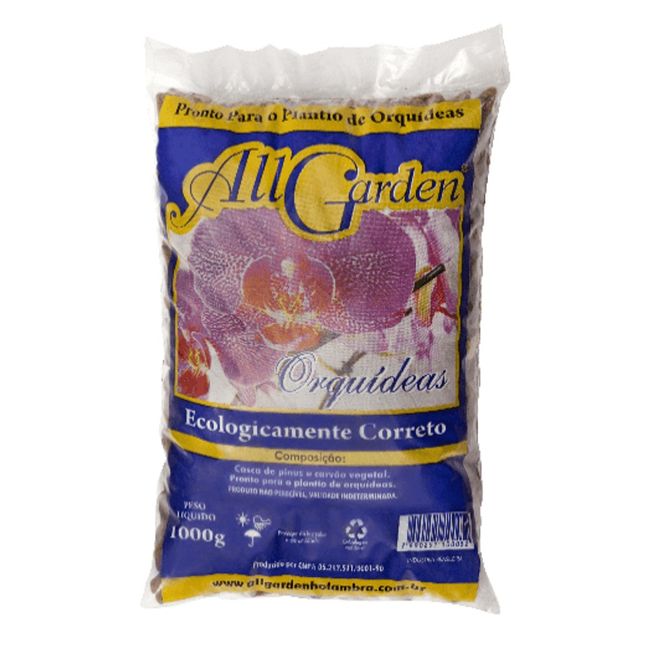 Casca De Pinus De Orquidea 1000G All Garden