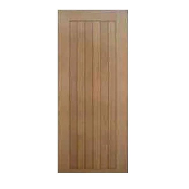 Folha de porta decorada de madeira MD-Mexicana 210x82cm imbuia Madaza