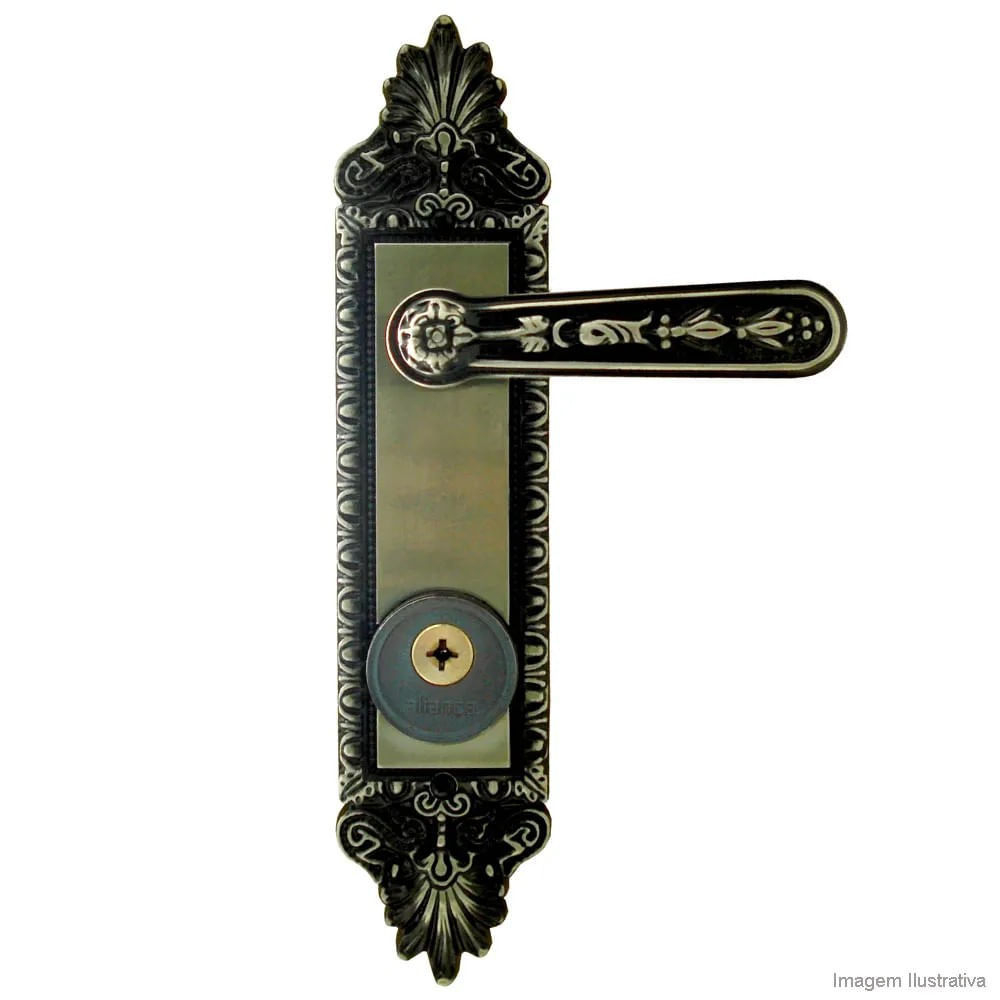 Fechadura Tetra Bronze Colonial Aliança | Telhanorte