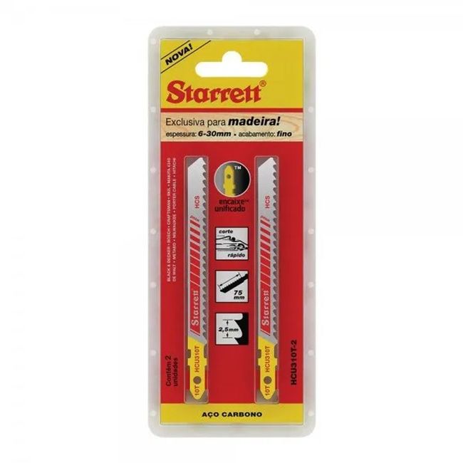 Lâmina p/ Serra Tico-Tico Carbono RET.AFIL2PC HCU310T-2 Starrett