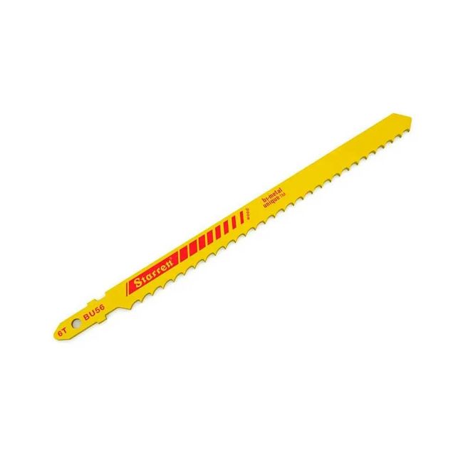 Lâmina de serra tico-tico para madeira 127x9,5x1,27mm 6 dentes BU56-2 Starret