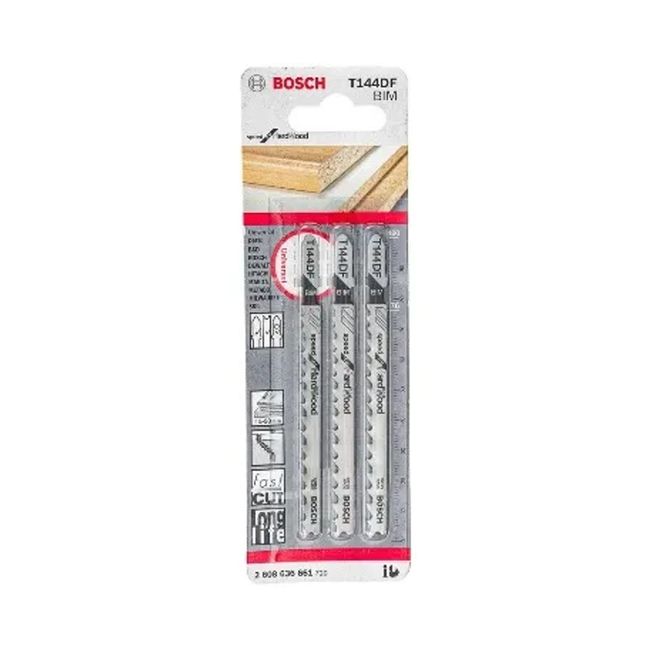 Lâmina De Serra Tico Tico T144DF Speed For Hard Wood 3 Peças Bosch
