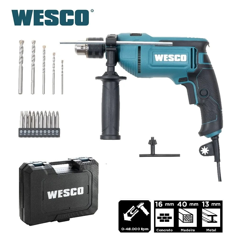 Furadeira de Impacto 800W 220V | Telhanorte