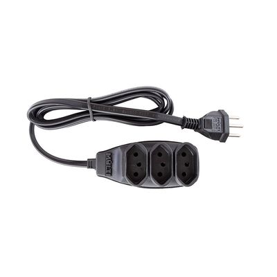 Extensao-Preta-3-Tomadas-Tripolar-1-5Mts-2P-T-10A-250Vac-Multicraft-2638339-1