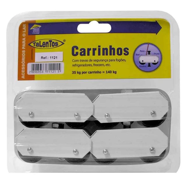 Carrinho Para Refrigeradores Freezers e Fogões - Estrutura Metálica Talentos