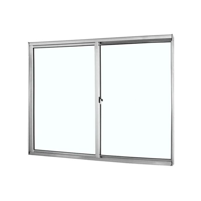 Janela de Correr 2 folhas Brilhante Fortline 100x120cm Atlântica.