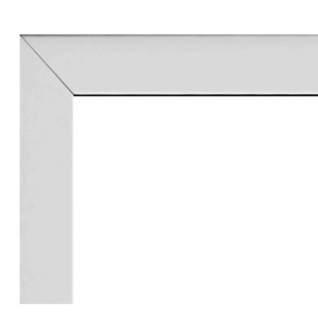 Guarnição Porta Balcão Ou Lambri Seteira Alumínio Branco 218x120 Alumifort Sasazaki