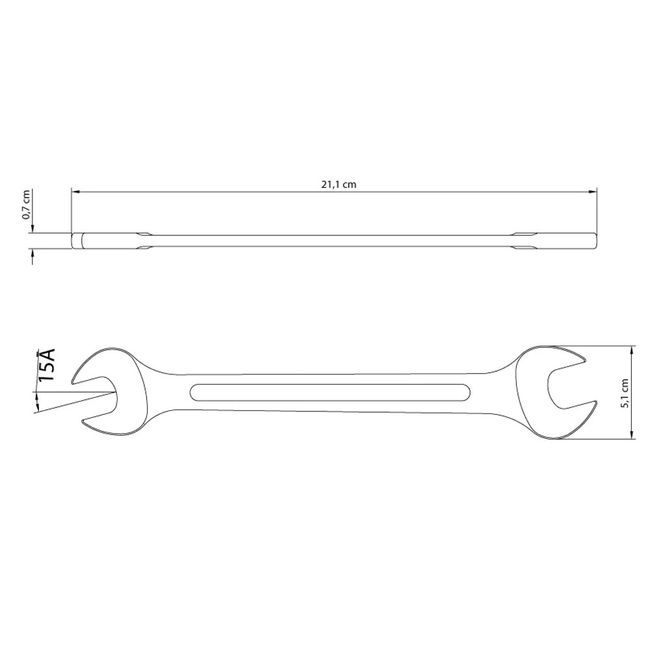 Chave Fixa 21x23mm Tramontina
