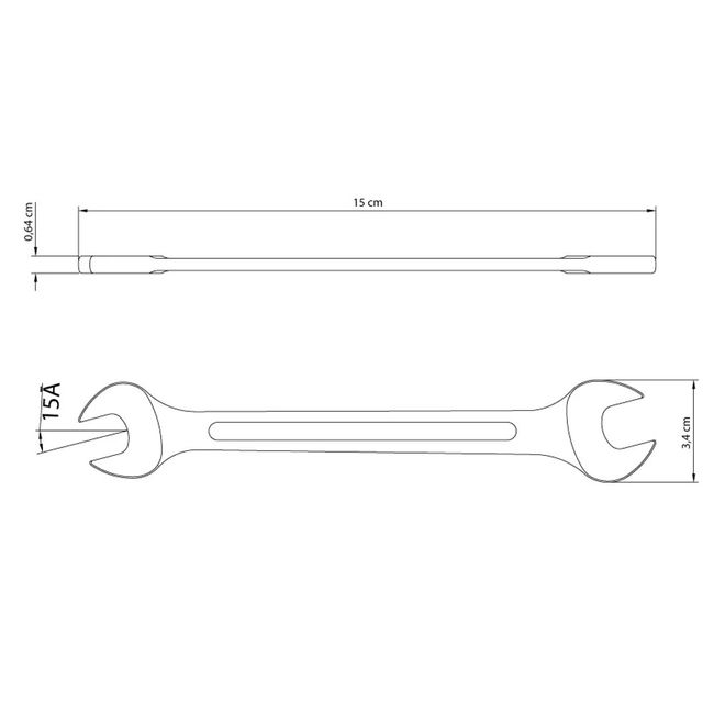 Chave Fixa 14x15mm Tramontina
