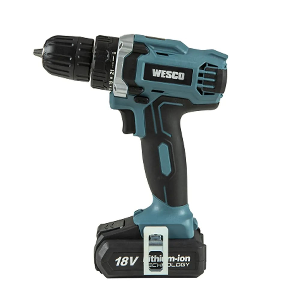 WEST. ウェッシャーツ!!!!!!! （青） Parafusadeira Furadeira 18V Wesco WS2972 | Telhanorte