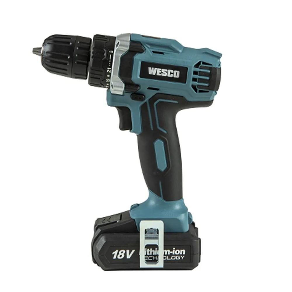 Parafusadeira Furadeira 18V Wesco WS2972 | Telhanorte