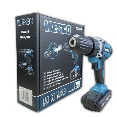 Parafusadeira Furadeira 18V Wesco WS2972 | Telhanorte