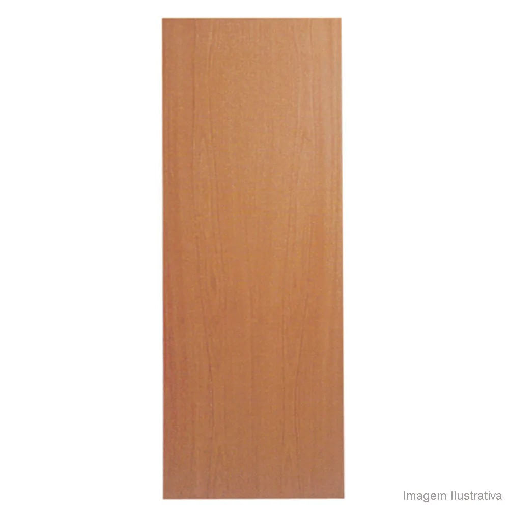 Folha de Porta Lisa Madeira Angelim 210x62cm | Telhanorte