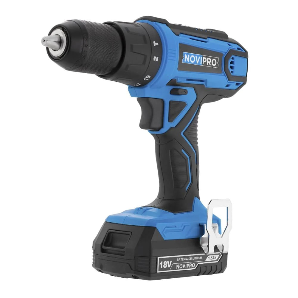 Furadeira Parafusadeira Impacto 18V Novipro | Telhanorte