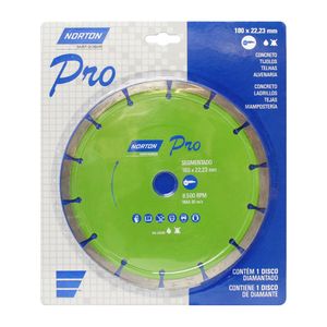 Disco de Corte Diamantado 110x22,23 Pro Segmentado Norton