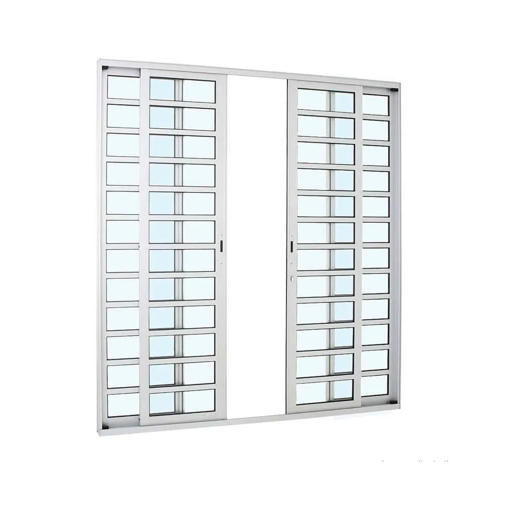 Porta de Correr 4 Folhas Sasazaki Alumifort | Telhanorte