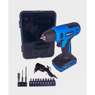 Parafusadeira e Furadeira 12V Bivolt Novipro | Telhanorte